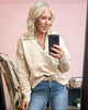 Flap Collar Sweater Pullover Top With Patch Pocket (3 COLORS) | SO ME *LA LIVE PREORDER 3.2.1