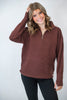 On Repeat Brown Half-Zip Pullover | SALTY WAVE