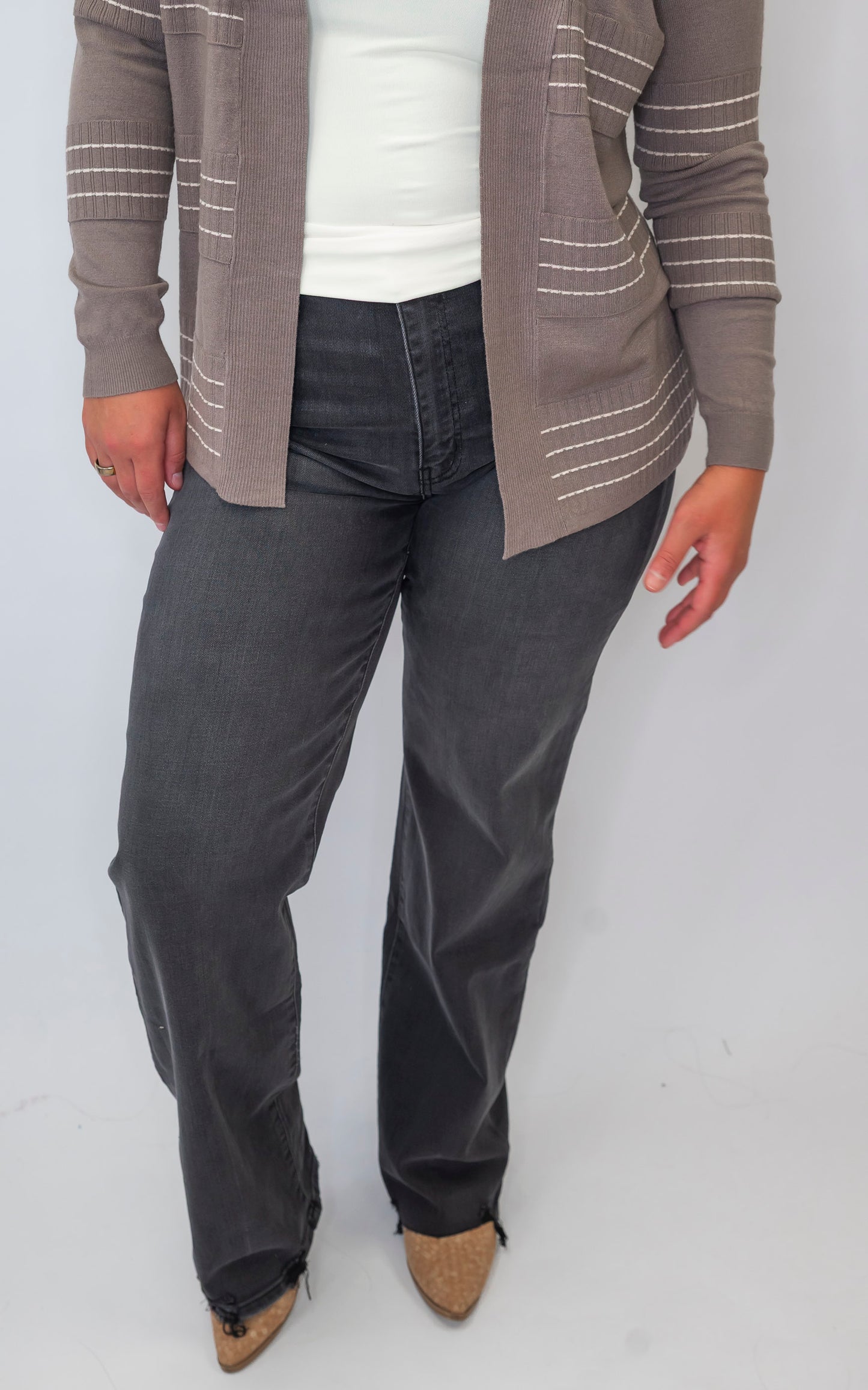 High Rise Vintage Flare Denim Jeans | VERVET
