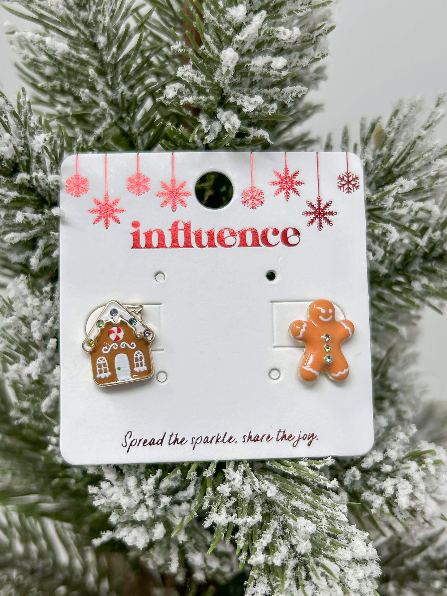Gingerbread Stud Earrings