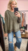 Neck Tie Ribbed Trim Popcorn Knit Hoodie Sweater (5 COLORS) | MIRACLE *LA LIVE PREORDER 3.3