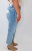 Super High Rise Cropped Straight Denim Jeans