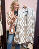 Checkered 2 Toned Color Block Crochet Cardigan (3 COLORS) | MIRACLE *LA LIVE PREORDER