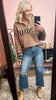 Half Zip Up Sunday Lettering Sweater | HEM & THREAD *LA LIVE PREORDER 36% OFF