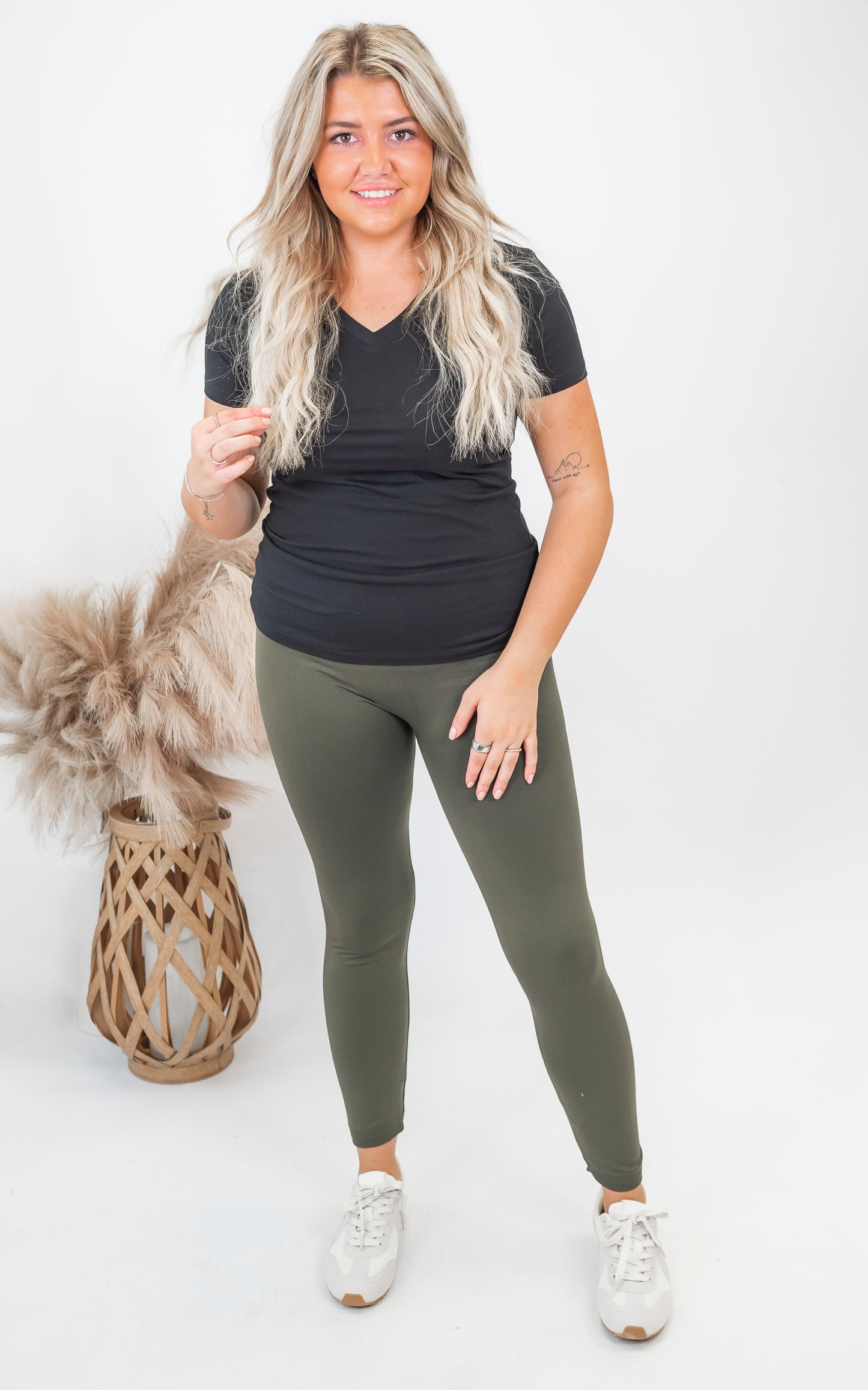 High Waist Fleece Leggings (6 COLORS)