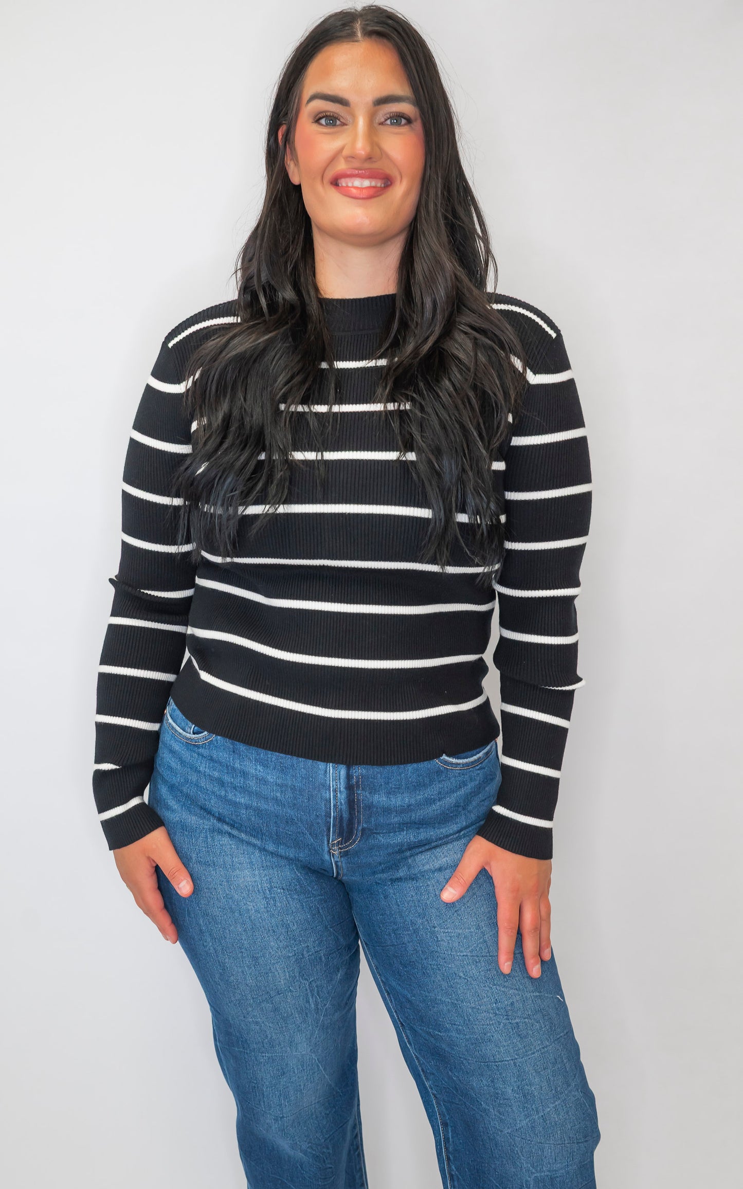 Striped Essentials Sweater by Salty Wave*