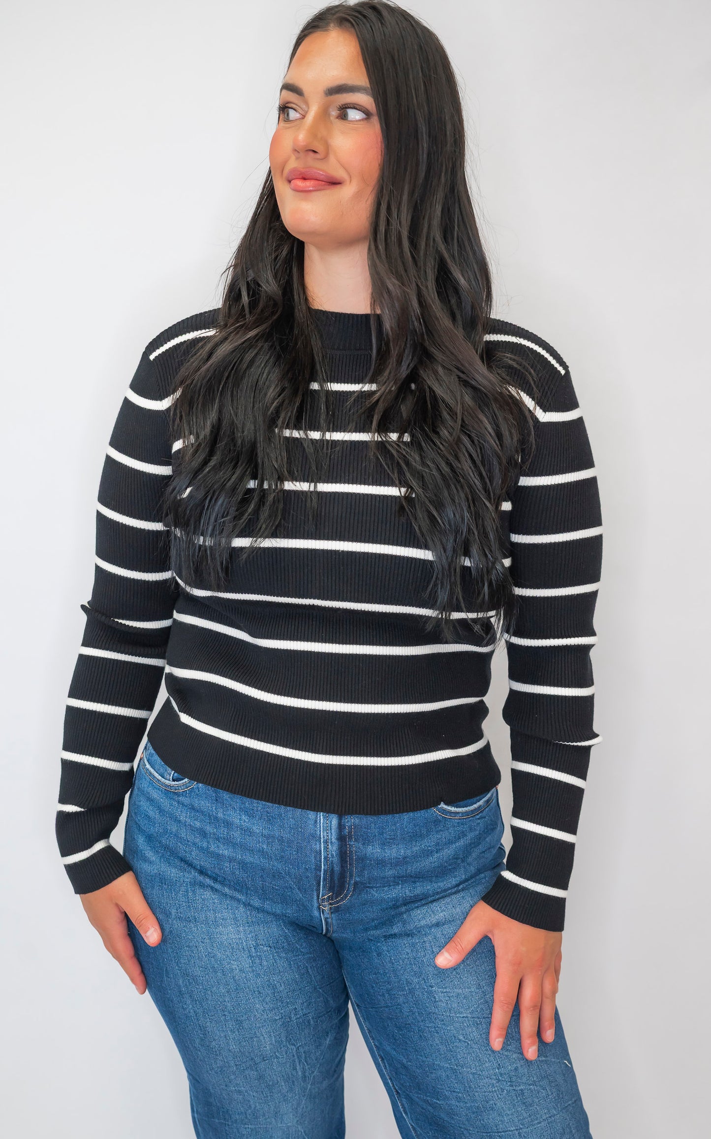 Striped Essentials Sweater by Salty Wave*