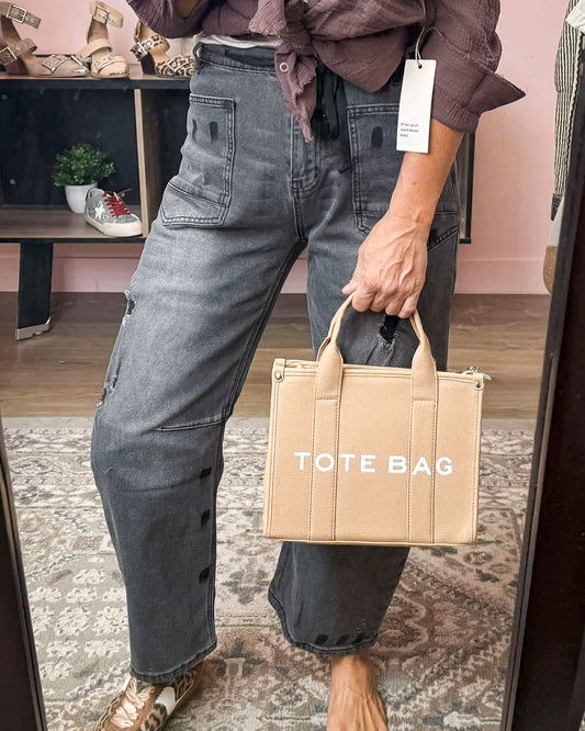 Washed Distressed Barrel Jeans | BLUEVELVET *LA LIVE PREORDER 44%OFF