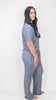 Black Plaid Pajama Pant Set by Salty Wave (TOP & BOTTOM)