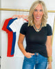 The Aria Basic Cotton V-neck Short Sleeve Tee | Zenana (5 COLORS) *DEAL*