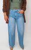Well-Run High Rise Raw Hem Extreme Wide Denim Jeans | VERVET