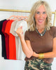 The Cora Pima Flowy Round Hem Rayon Short Sleeve Top | Zenana (7 COLORS) *DEAL*