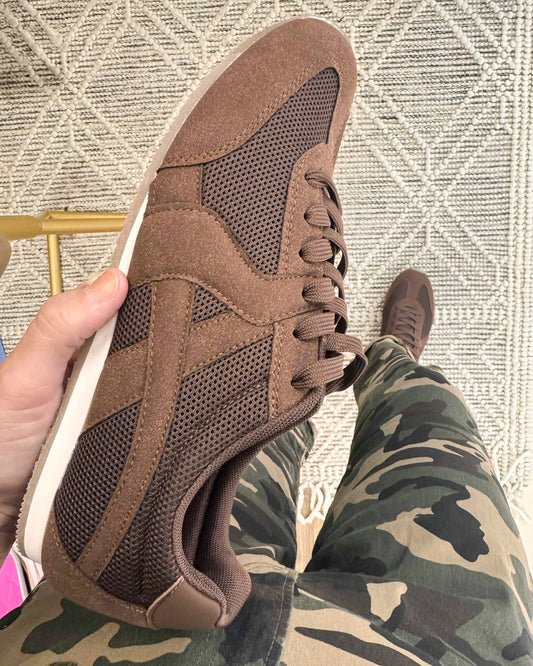 Brown Platform Sneakers