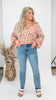 Cheetah 1/2 Mock Neck Dreamer Pullover | Salty Wave*