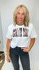 White GAMEDAY Fine Jersey Boxy Graphic Tee