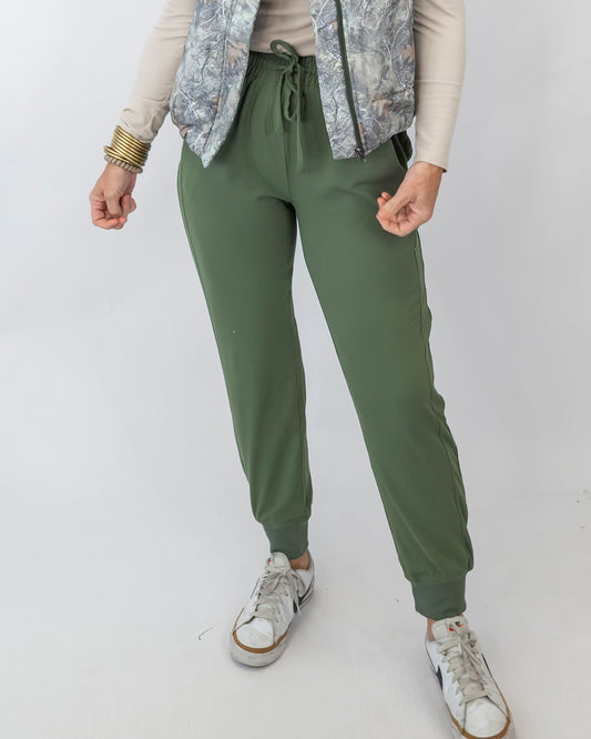 Hunter Green Everyday Joggers | Salty Wave *START SHIP DATE: NOV 24TH