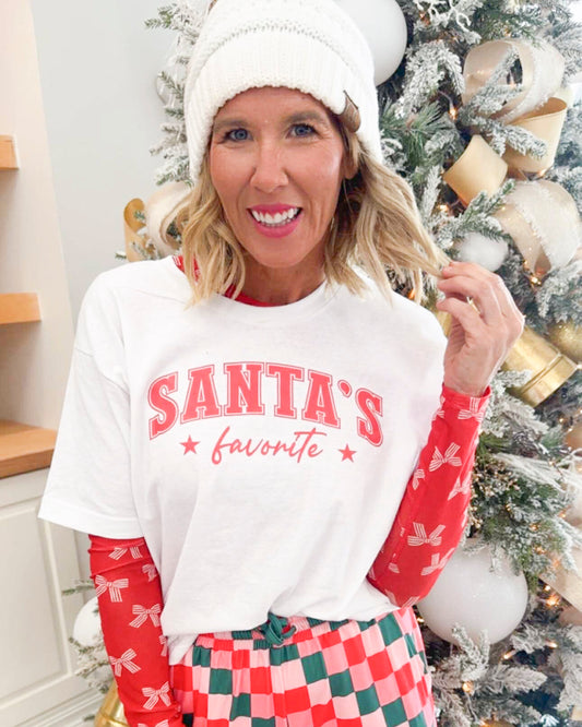 Santa's Favorite Graphic T-shirt