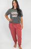 Marsala Everyday Joggers by Salty Wave