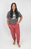 Leopard Game Day Garment Dyed Graphic T-shirt