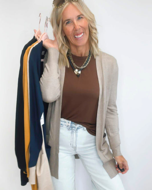 Our Favorite Long Boyfriend Cardigan (5 COLORS) *DEAL*
