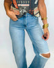 Tummy Control High Rise Wide Leg Denim Jean | RISEN