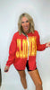 CYCLONES State Hand Cut Sweatshirt Cardigan