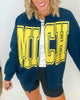 MICH State Custom Sweatshirt Cardigan
