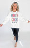 God Is Good All the Time Crew Neck Graphic Sweatshirt - excluded