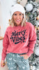 Merry Christmas Garment Dyed Sweatshirt | Comfort Colors