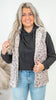 Leopard Fleece Vest | Salty Wave