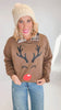 Rudolph Reindeer Crewneck Graphic Sweatshirt - DEAL