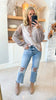 Amalias Rib Long Sleeves Top (2 COLORS)