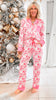 Pretty in Presents Wide Leg Pajama Set | SALTY WAVE * START SHIP DATE: DEC 5TH