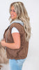 Quilted Drawstring Hooded Vest (2 COLORS)