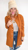 High Pile Fleece Button Down Coat