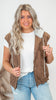 Quilted Drawstring Hooded Vest (2 COLORS)