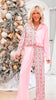 Pink Nutcracker Wide Leg Pajama Set | SALTY WAVE *DEAL* START SHIP DATE: LATE NOV
