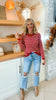 Striped Long Sleeve Everyday Pullover Sweater (2 COLORS)