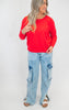 The Dreamer Round Neck Sweater | ZENANA (8 COLORS) *DEAL*