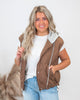 Quilted Drawstring Hooded Vest (2 COLORS)