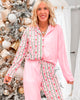 Pink Nutcracker Wide Leg Pajama Set | SALTY WAVE *DEAL* START SHIP DATE: LATE NOV