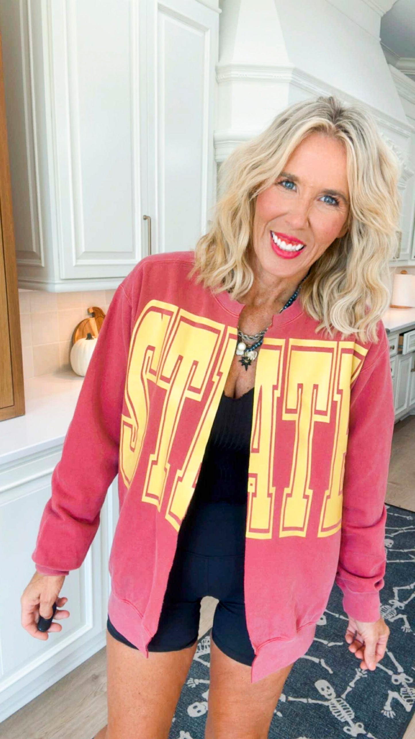 STATE Viral Custom Sweatshirt Cardigan