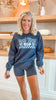 Dead Tired 24/7 Black Graphic Sweatshirt