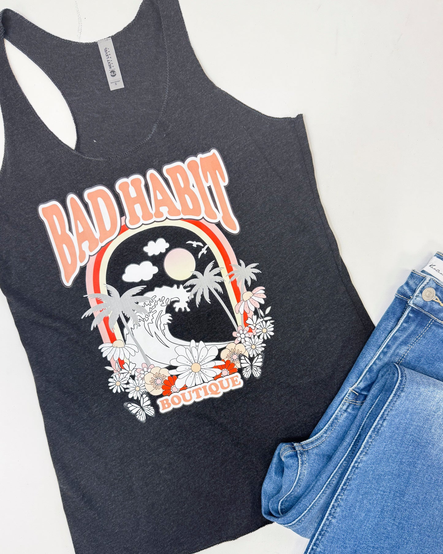 Bad Habit Graphic Racerback Tank Top | AS IS *FINAL SALE