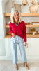 The Hadley Round Neck Basic Sweater | Zenana (5 COLORS) *DEAL*
