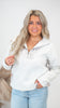 Camo Colorblock Quarter Zip Pullover | SALTY WAVE***