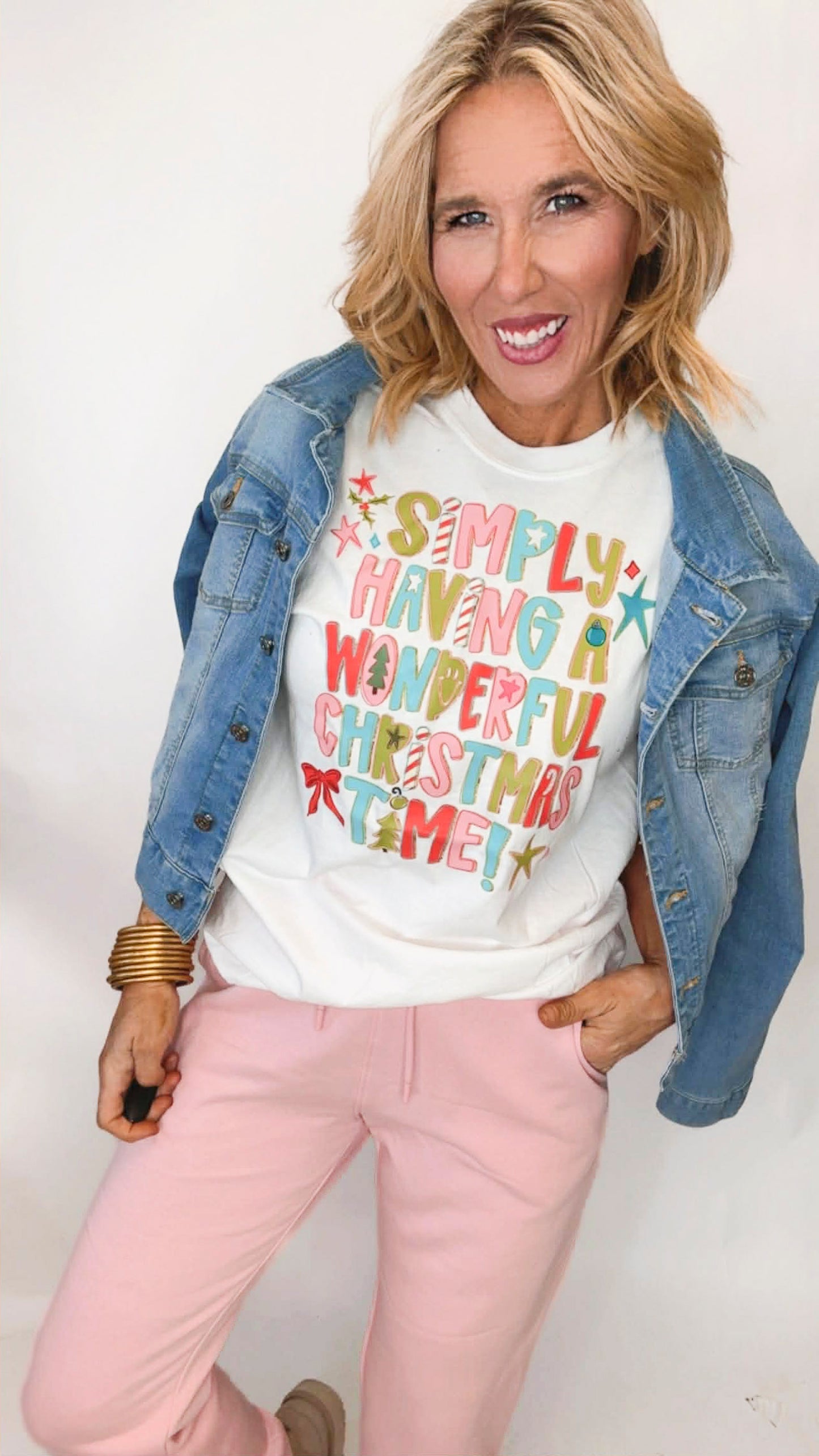 Simply Having a Wonderful Christmas Garment-Dyed Graphic T-shirt | Comfort Colors *DEAL*