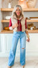 Thermal Knit Jacquard Rib Knit Hoodie Top (2 COLORS)