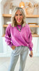 You Need This Acid Wash Fleece Sweatshirt | ZENANA - DEAL