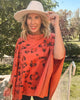 Leopard All Over Turtle Neck Poncho